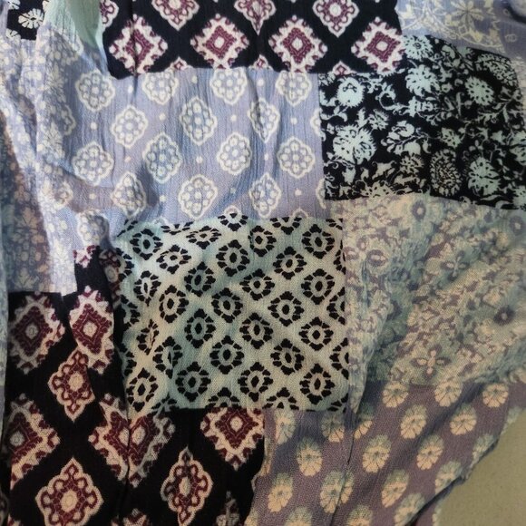 Altard State Shorts Womens Small Patchwork Boho Festival Rayon Floral - Picture 5 of 16